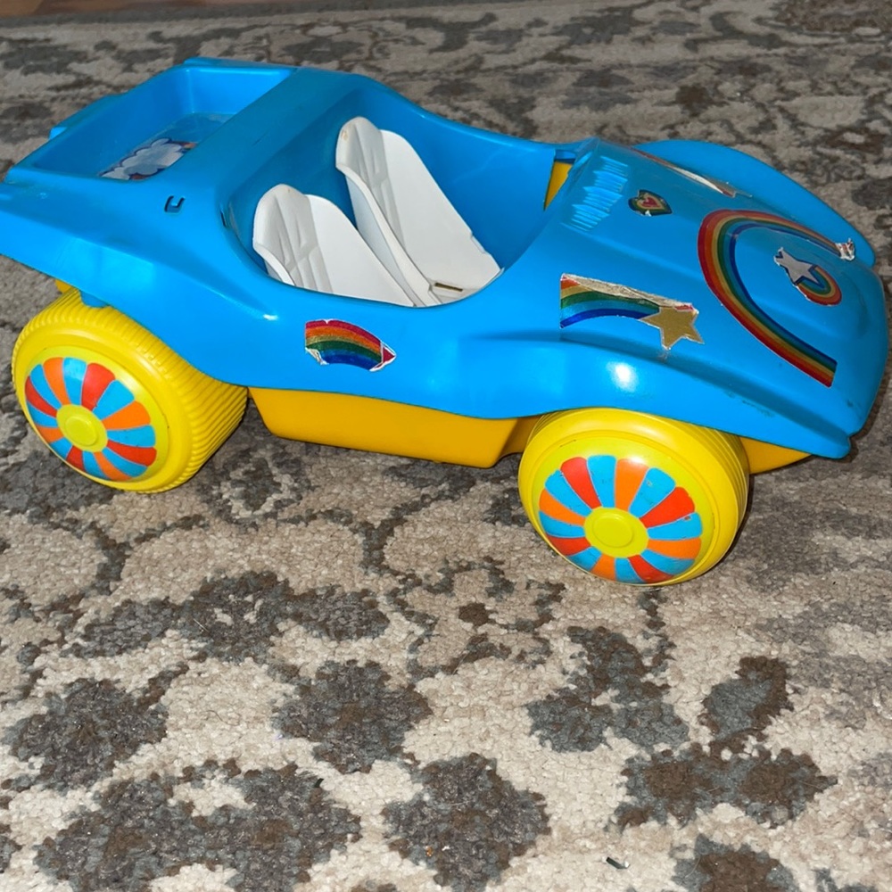 Vintage Rainbow Bright Car